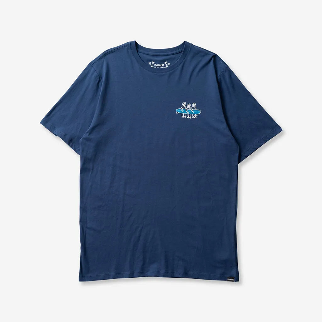 Hurley Evd Wash Bushmaster Tee SS Maglietta, Armadillo, S Uomo