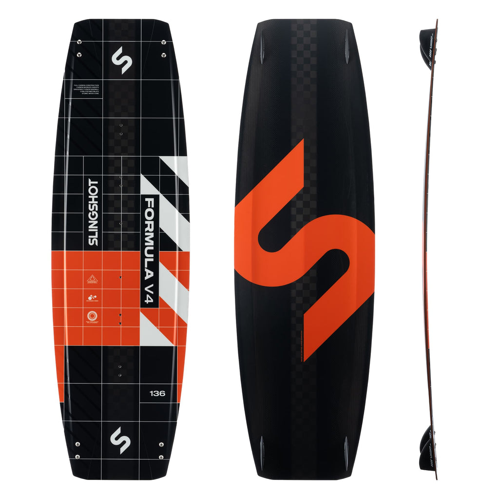 Formula V4 Kiteboarding Twin Tip Board | Slingshot Sports 