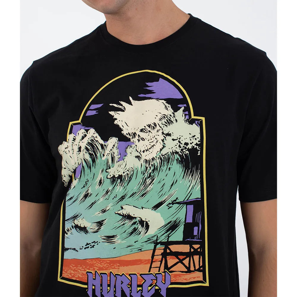 HURLEY GATEKEEP SS T-SHIRT VIEW FROM THE FRONT