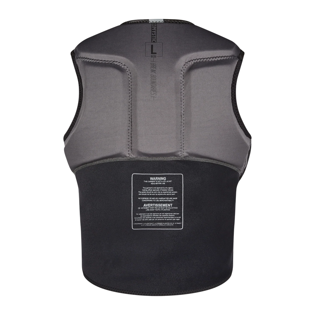 Mystic Block Impact Vest inside out from the back