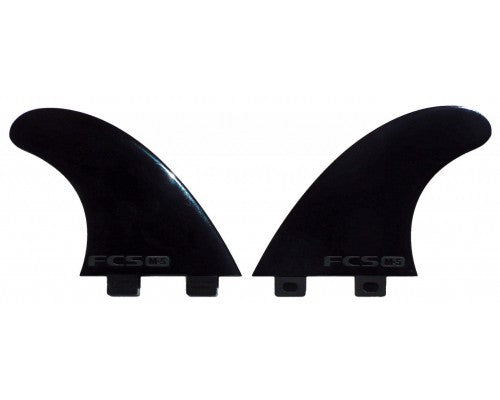 M5 BIC Black Glass Flex Twin Fin Set – 30 Noeuds